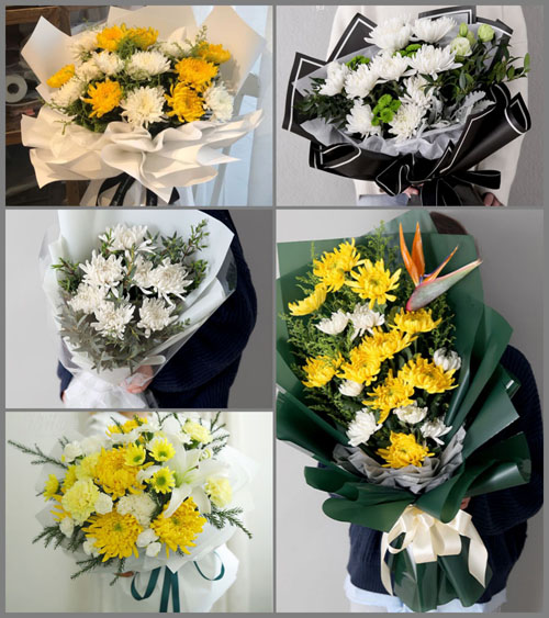 湖北随州市随县淮河镇白事花束代送